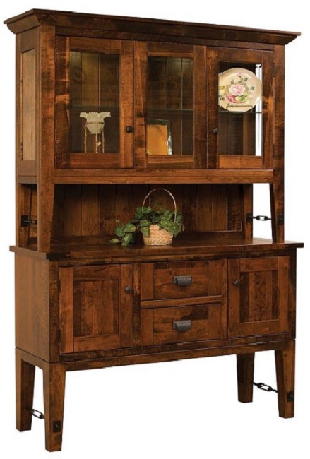 Solid Wood China Cabinets Amish Furniture Showcase