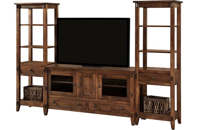 Solid Wood Entertainment Center for Your Storage Needs