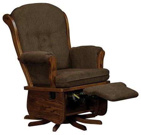 Amish best sale swivel rocker