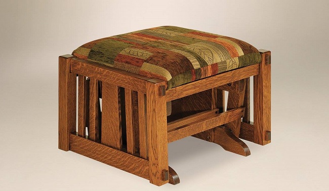 Prop Up Your Feet on a Solid, Handcrafted Ottoman