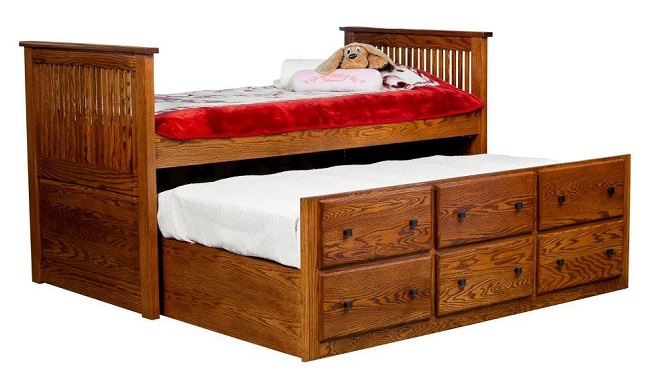 A Solid Wood Trundle for Your Child’s Bedroom