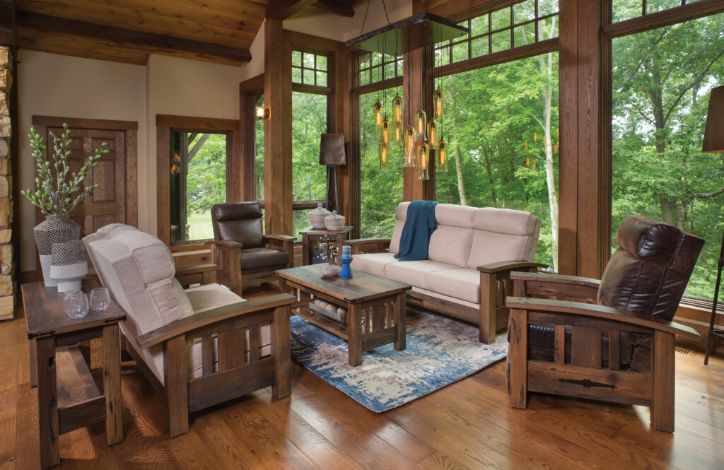 Gift Amish Living Room Furniture to a Newlywed Couple